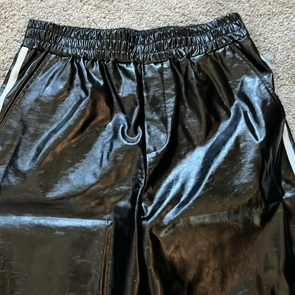 NWT Anthropologie Faux Leather Pants - Medium Petite - Picture 5 of 9
